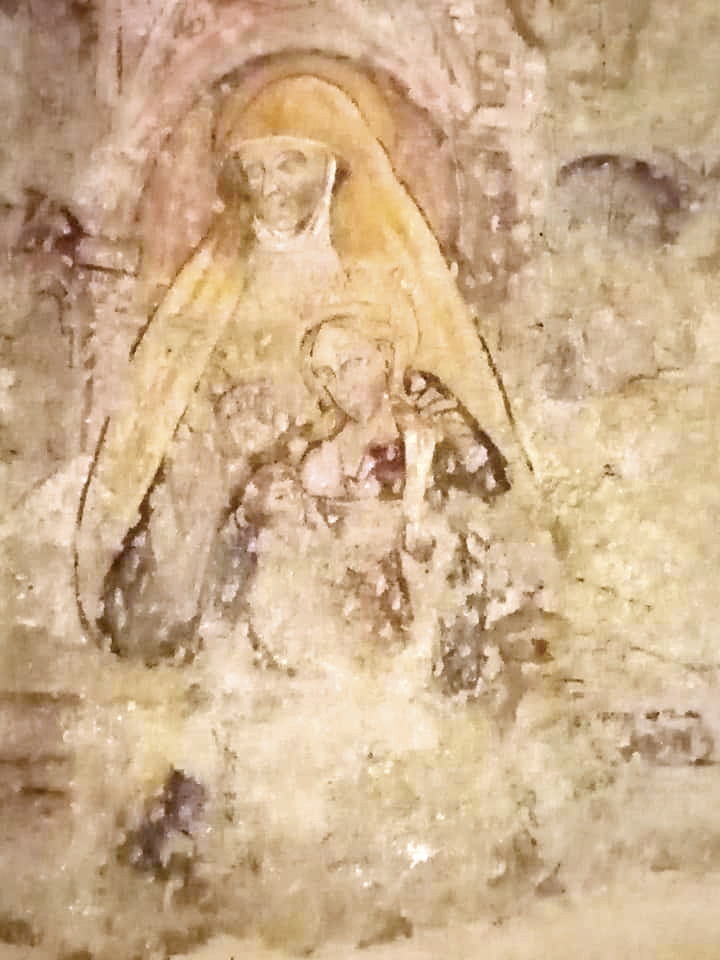4 - Sant’Anna Metterza; Affresco; Fine XV ; Pittore ignoto; Parrocchiale della Madonna del Rosario; Bernezzo.