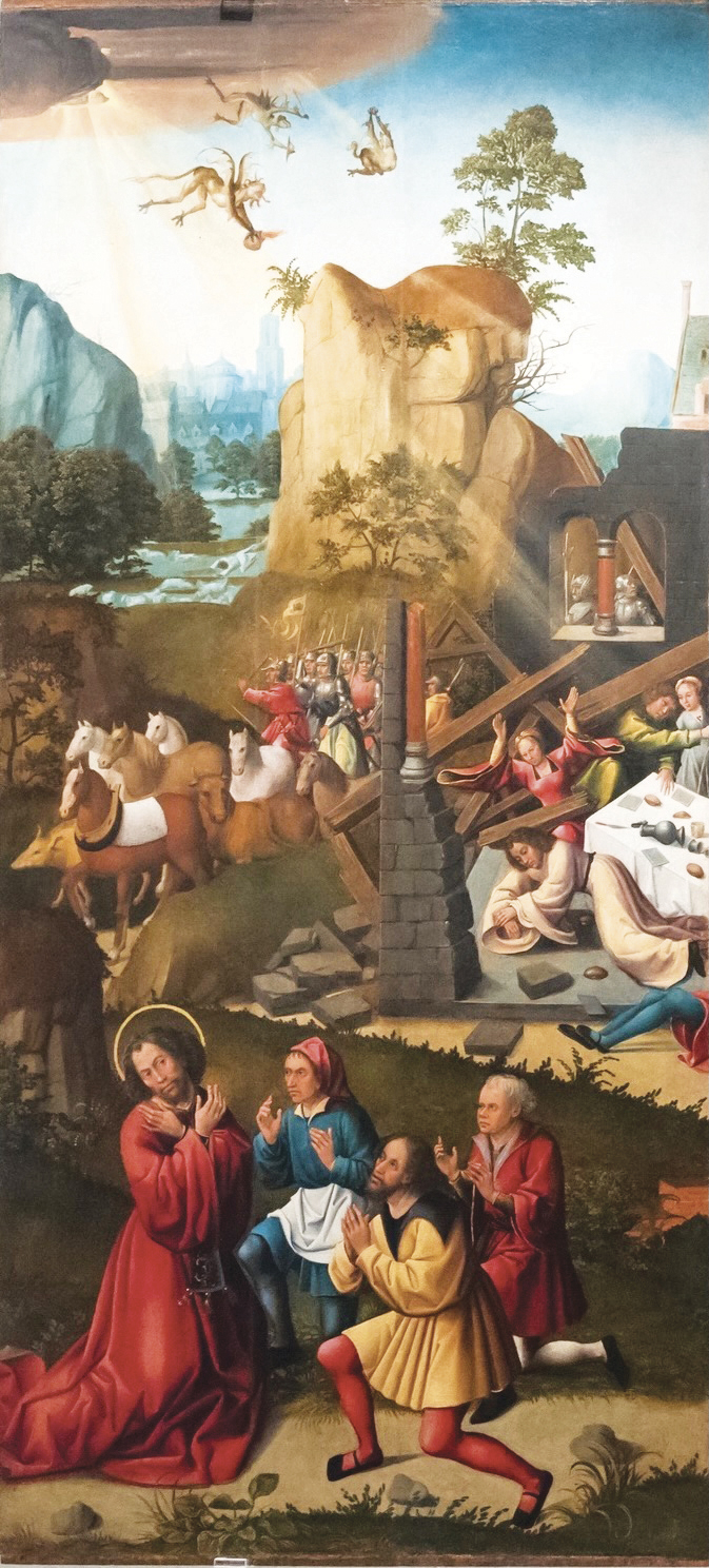 4 - Storie di Giobbe; Polittico (Pannello 2); Ignoto (Scuola fiamminga); XV secolo; Museo Civico; Savigliano; © Museo Civico di Savigliano.