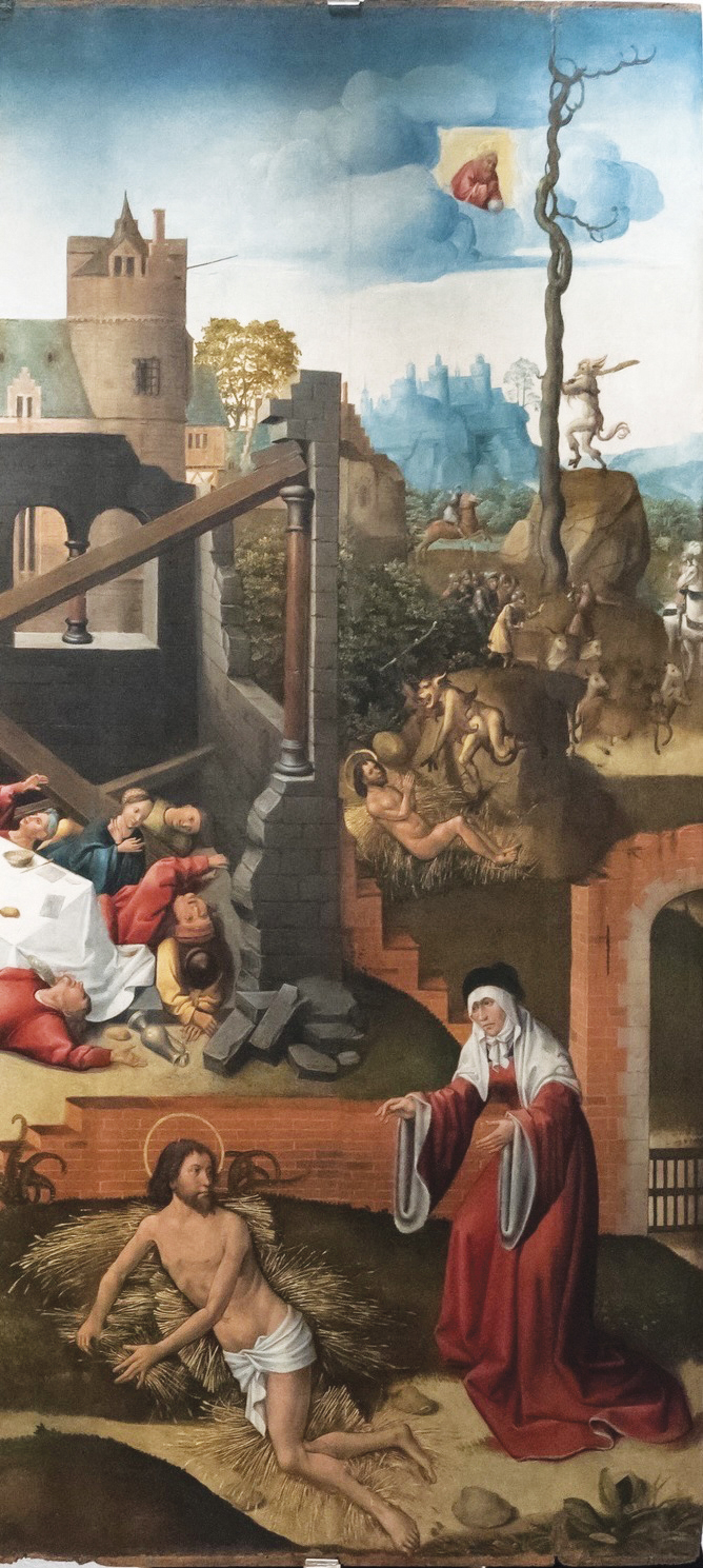 5 - Storie di Giobbe; Polittico (Pannello 3); Ignoto (Scuola fiamminga); XV secolo; Museo Civico; Savigliano; © Museo Civico di Savigliano.
