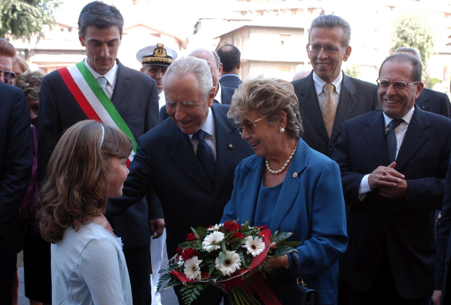 Il Presidente Carlo Azeglio Ciampi in visita ufficiale a Borgo San Dalmazzo