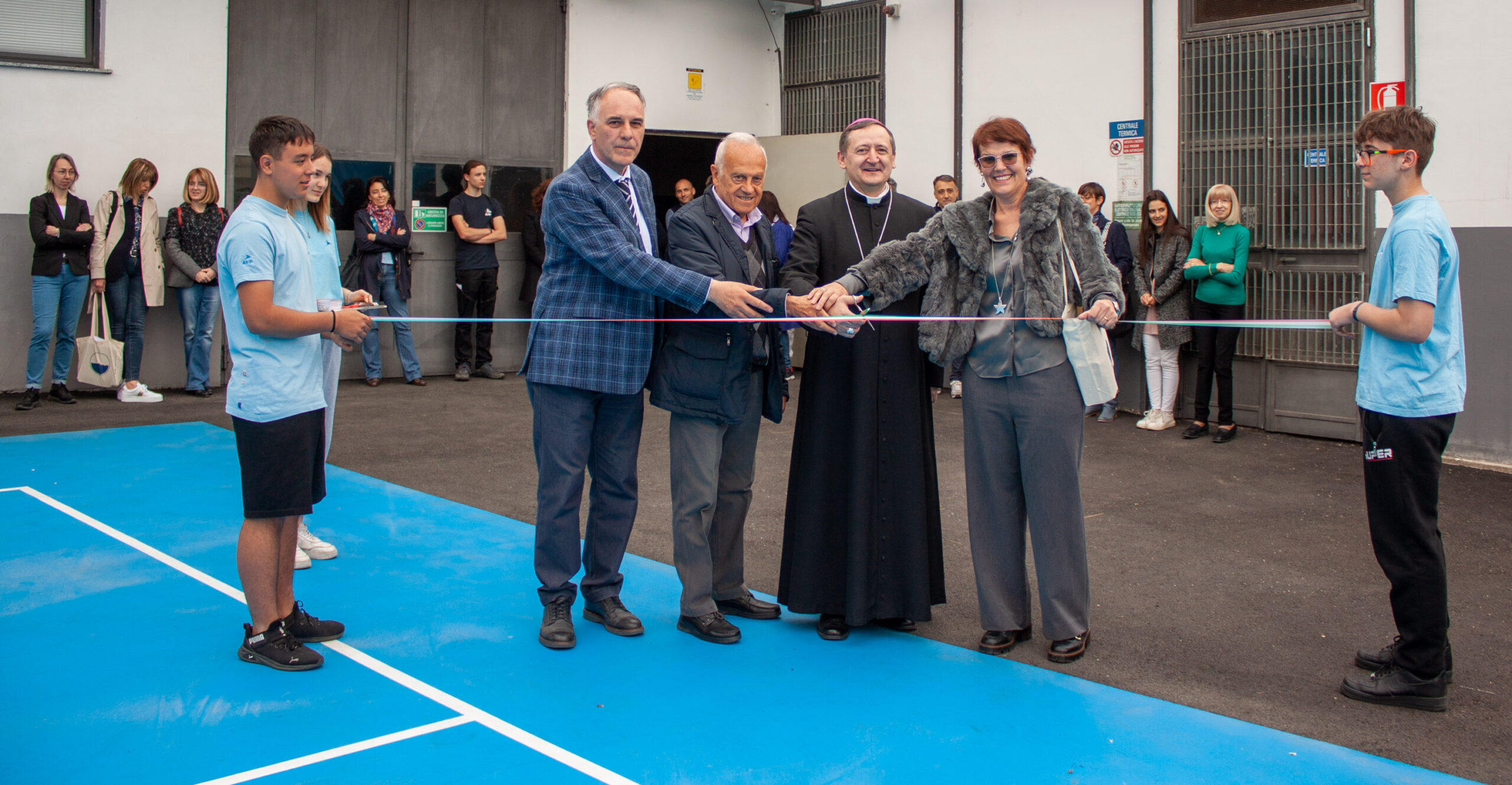 Inaugurazione dell'area sportiva dell'Afp di Verzuolo