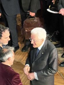 Mattarella con Fresu e Di Bonaventura