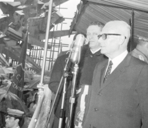 Inaugurazione monumento della Resistenza con Sandro Pertini