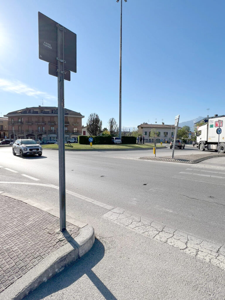 Incidente rotonda armando cuneo