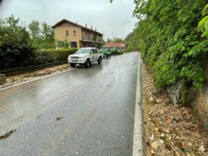 Chiusa Pesio frane e smottamenti per la pioggia