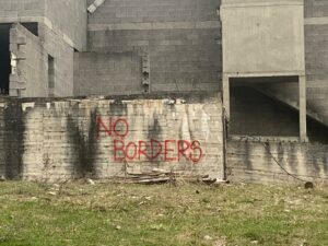 Scritte contro il 41 bis in Valle Stura