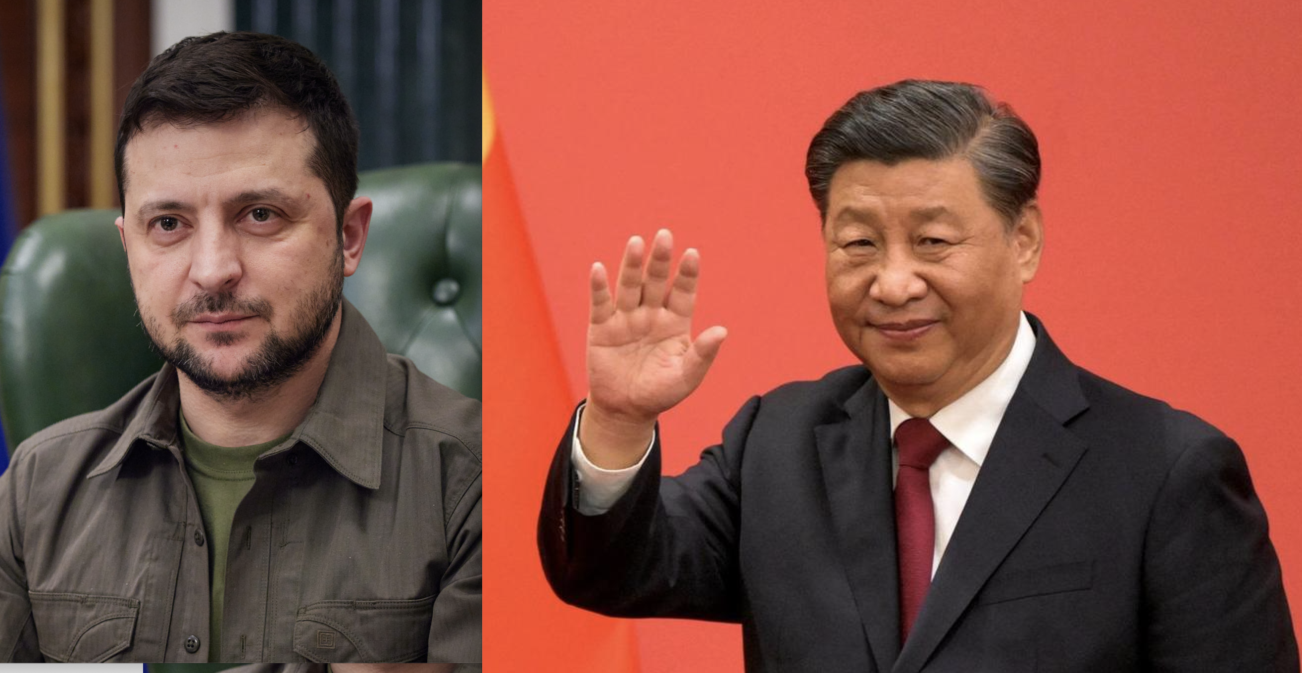 Zelensky e Xi Jin Ping