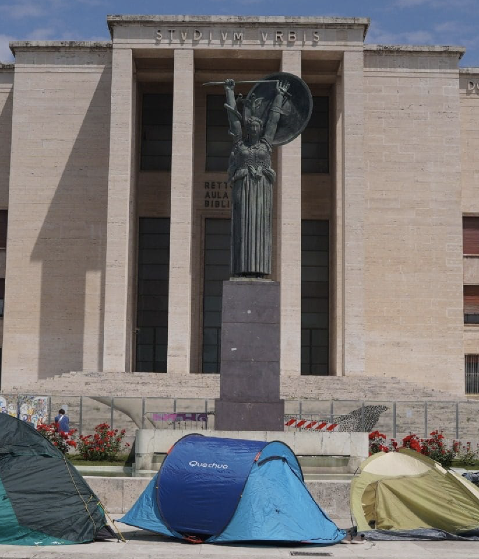 Protesta degli studenti contro gli affitti