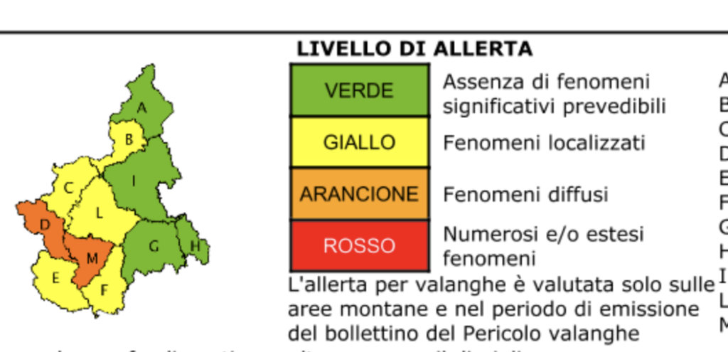 bollettino Arpa ore 14 del 21 maggio