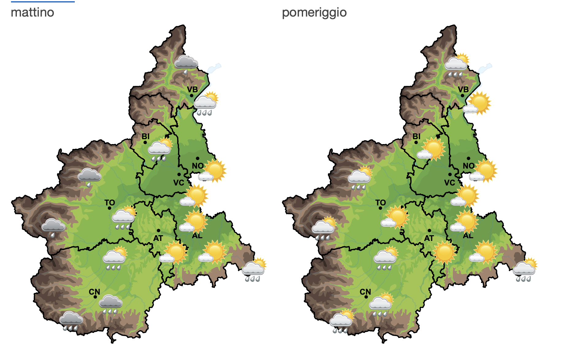 meteo 22 maggio