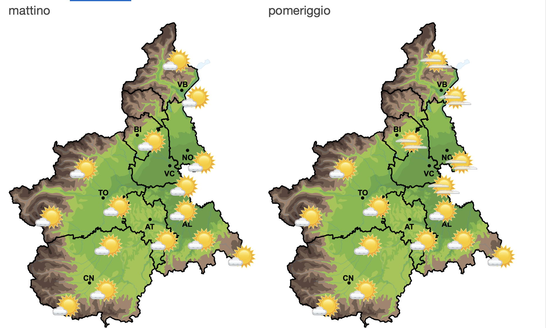 meteo 23 maggio