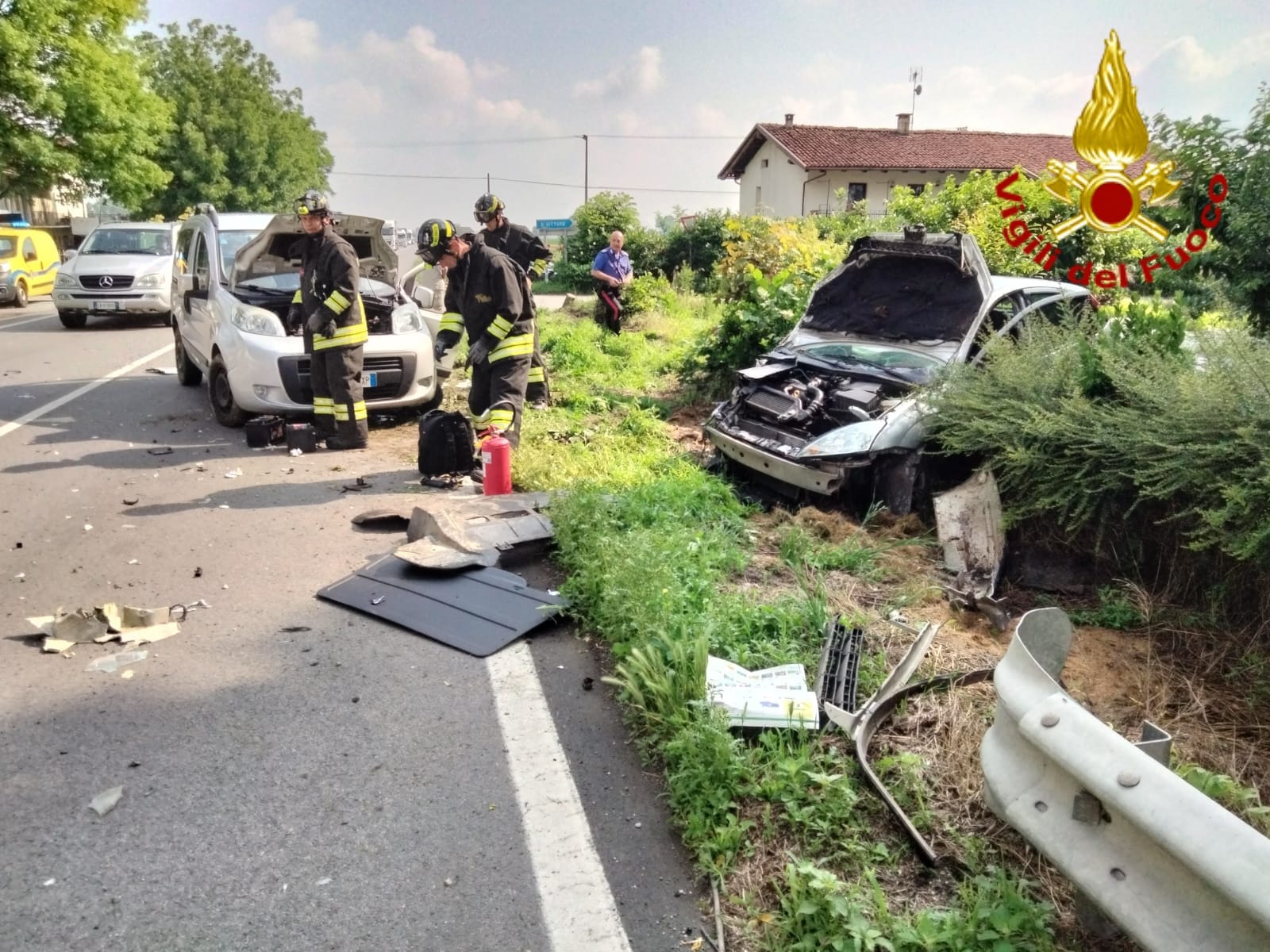 Incidente in zona San Vittore di Centallo