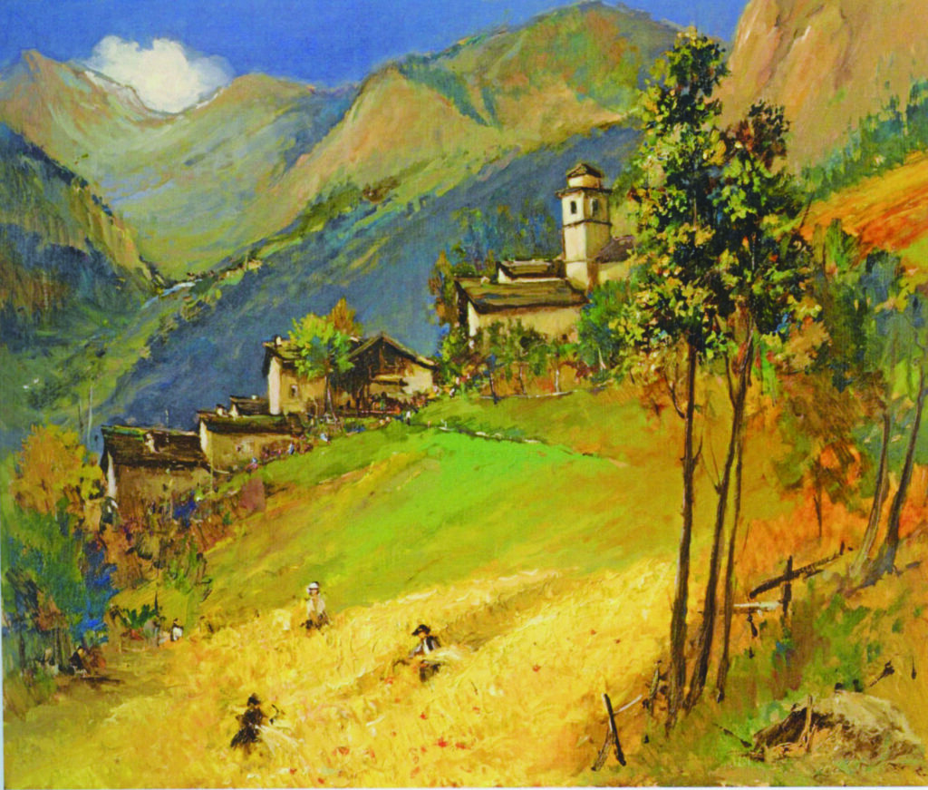 Mietitura della segala Albaretto Macra - Renzo Brunetto -