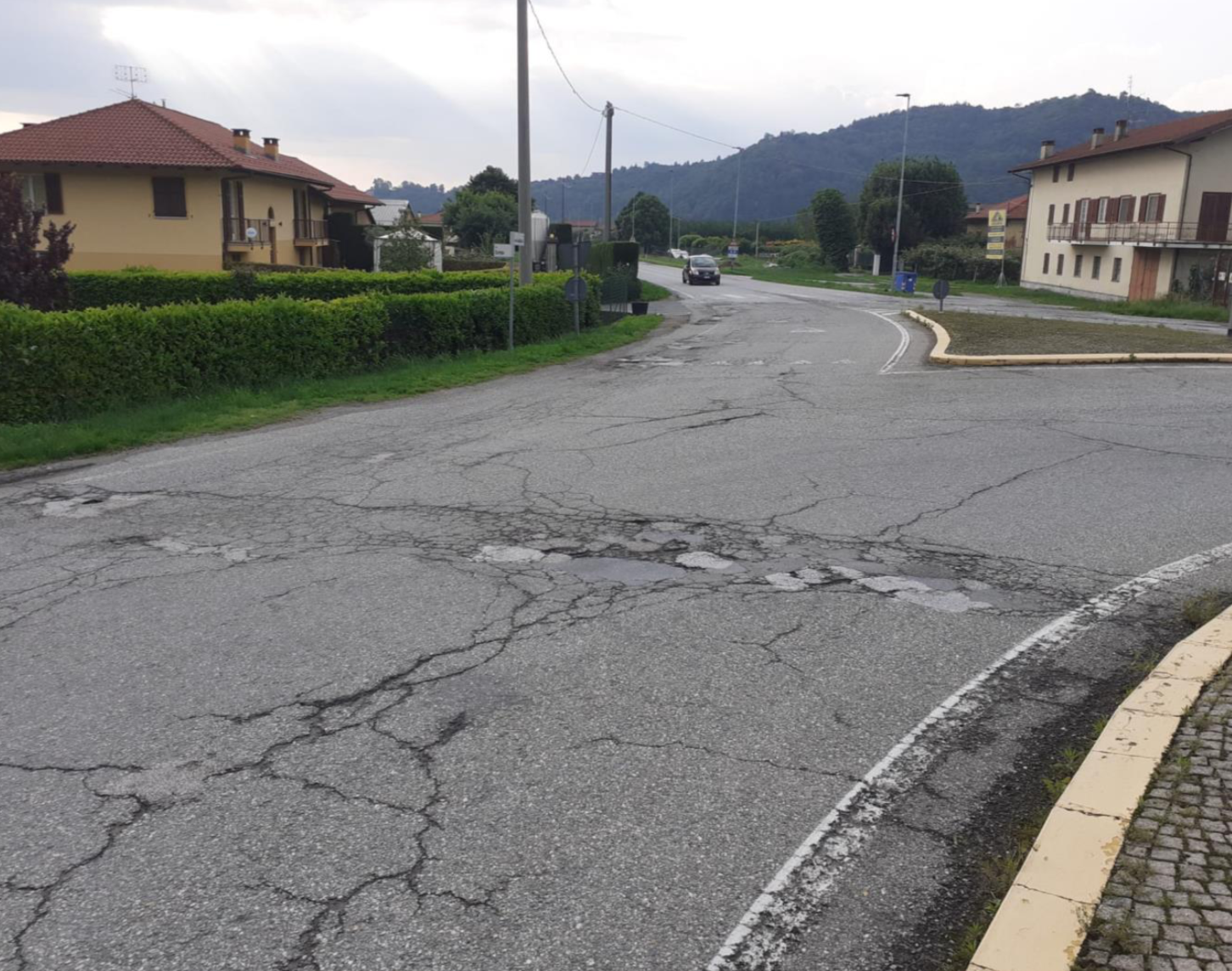 Rotonda in centro paese