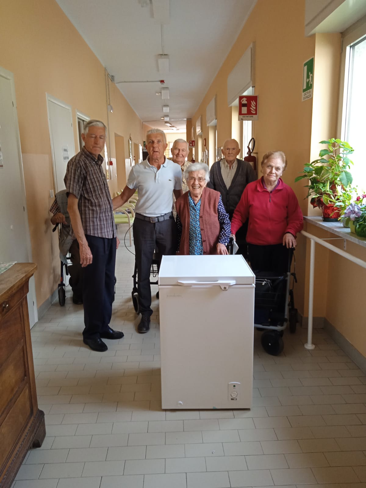 Freezer donato alla casa di riposo di Demonte