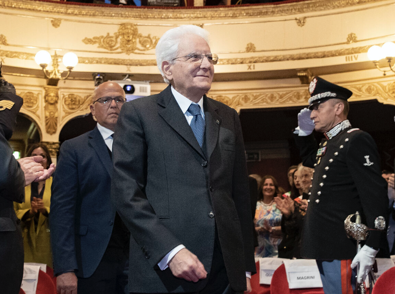 Il Presidente della Repubblica Sergio Mattarella