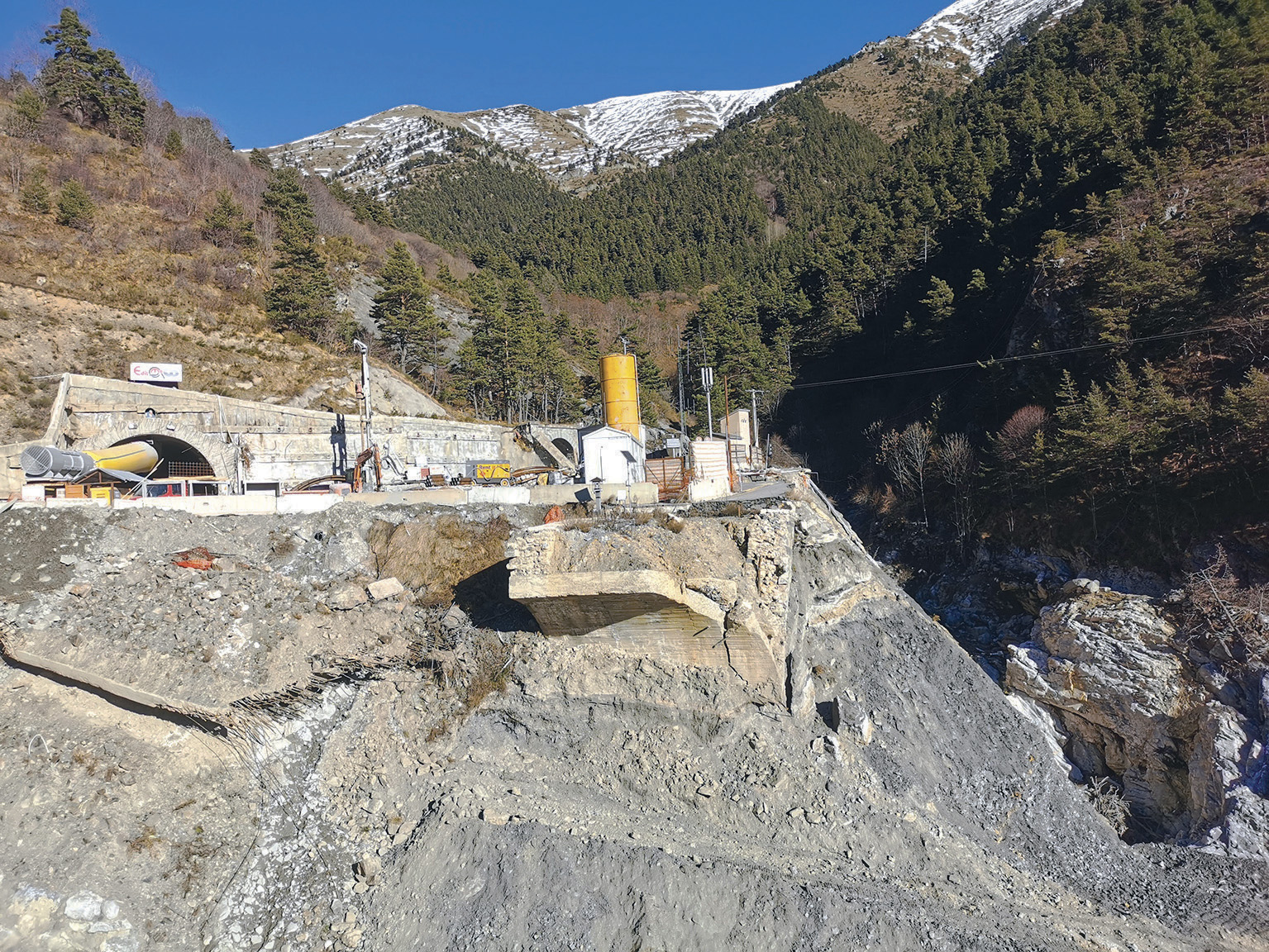 TENDA CANTIERE TUNNEL G. BERNARDI 2023 01 05