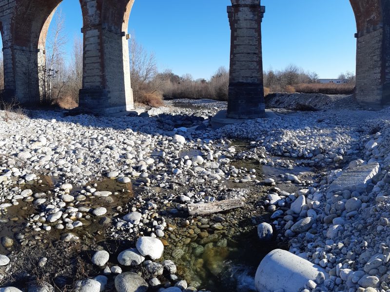 siccita: alveo fiume Stura