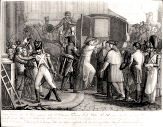 L'arresto di Pio VII