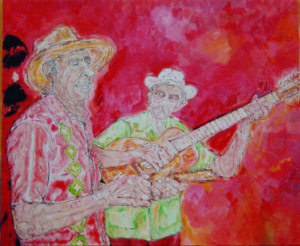 Mastrolia Canto Sudamericano-olio su tela-100x120cm-2004