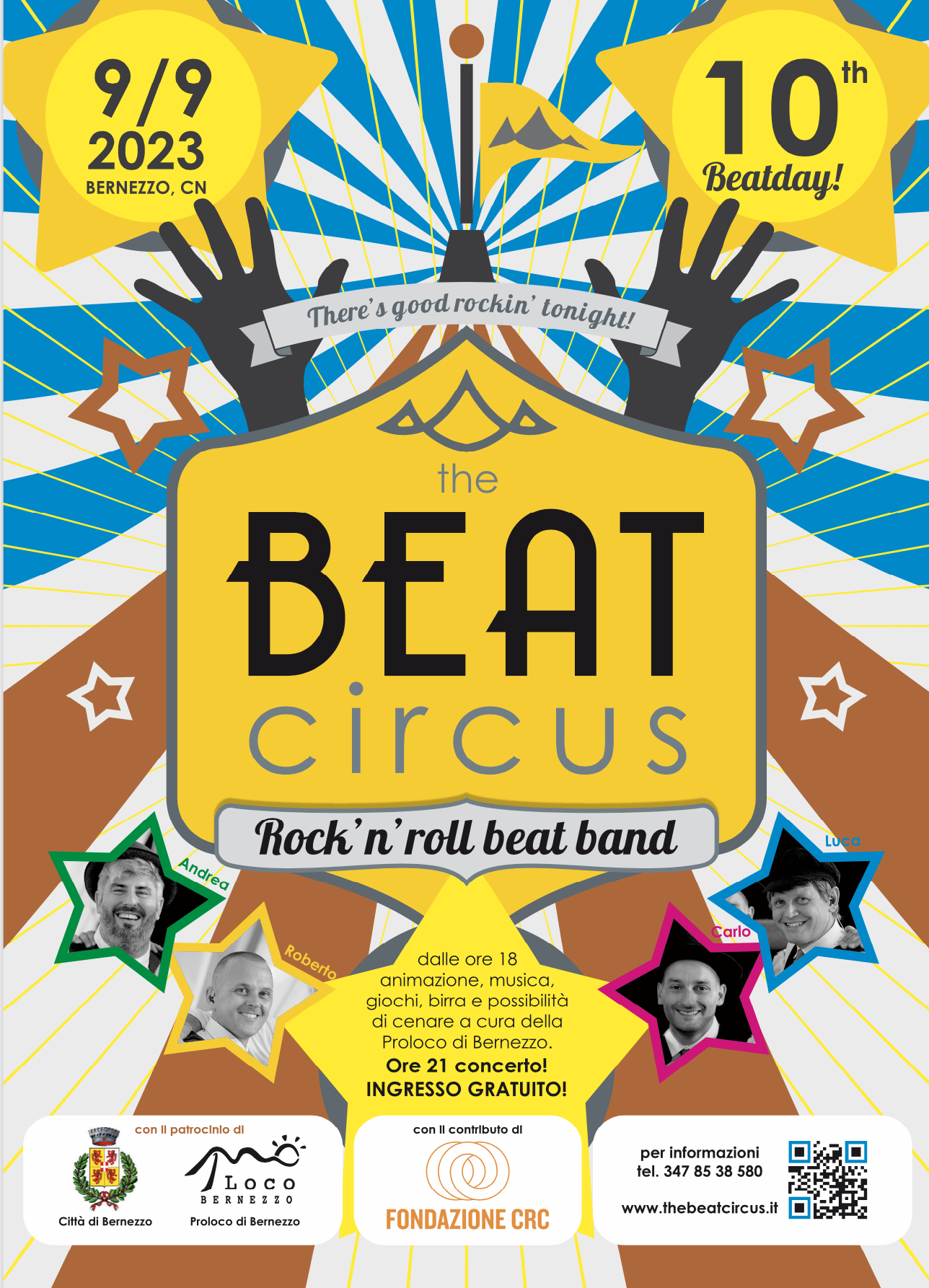 Beat Circus a Bernezzo