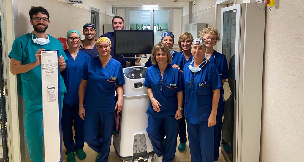 Equipe della Cardiologia dell'Azienda ospedaliera Santa Croce e Carle