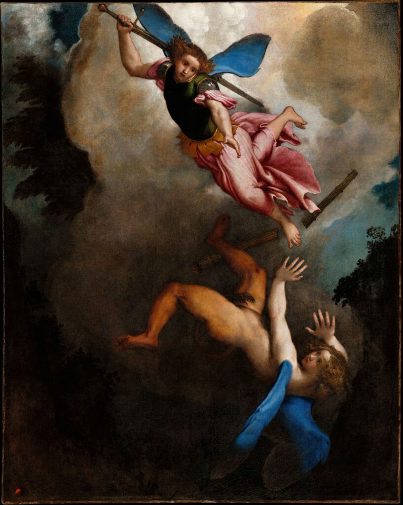6.-Lorenzo-Lotto_San-Michele-arcangelo-caccia-Lucifero_RID-scaled