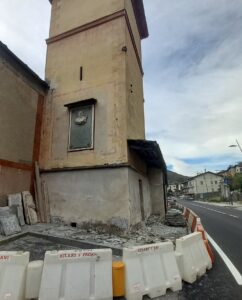 Frassino cantiere marciapiede parrocchiale 1 novembre 2023 (2)