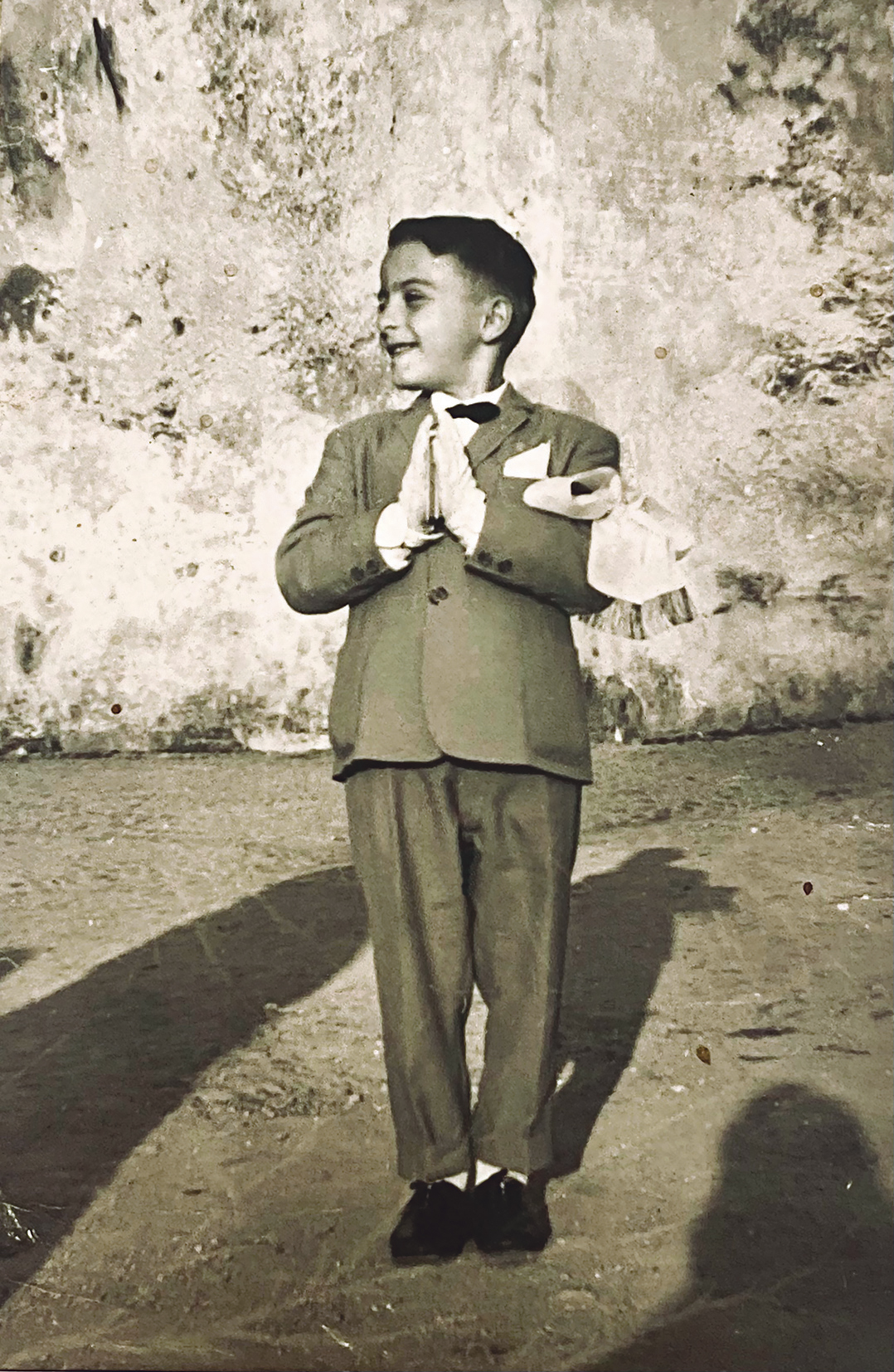 Mario Collino nel giorno della sua Prima Comunione