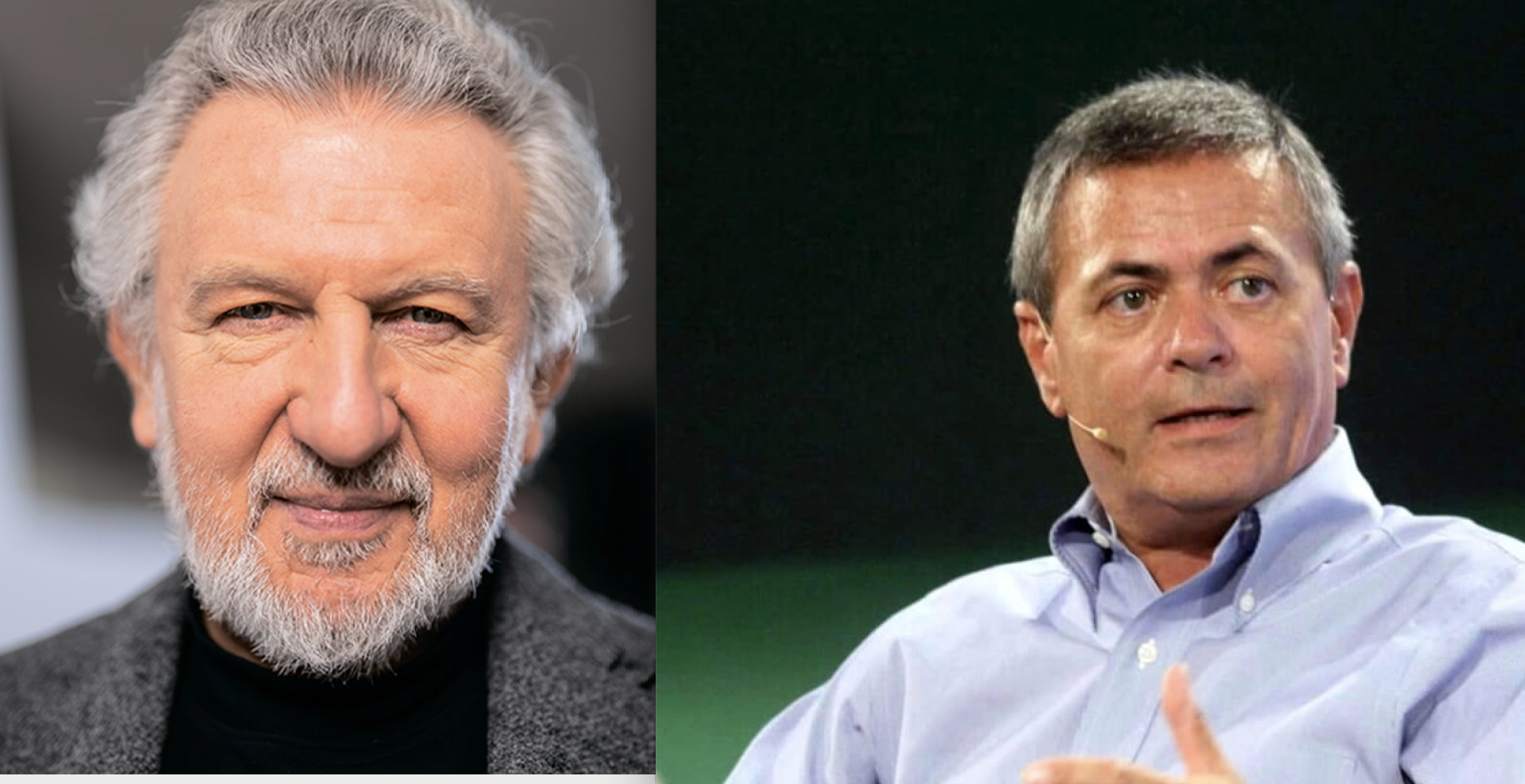 Piergiorgio Odifreddi e Ezio Mauro
