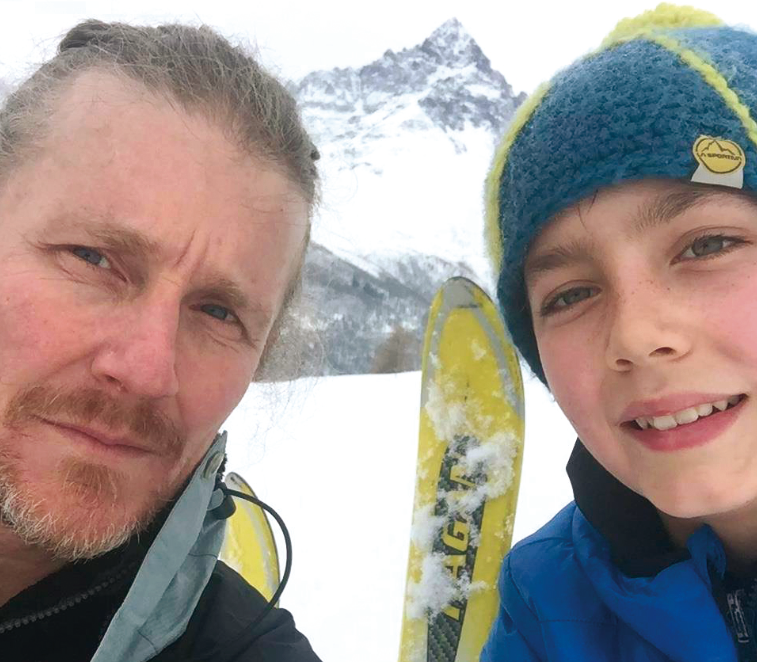 Massimo Manavella con il figlio Leonardo