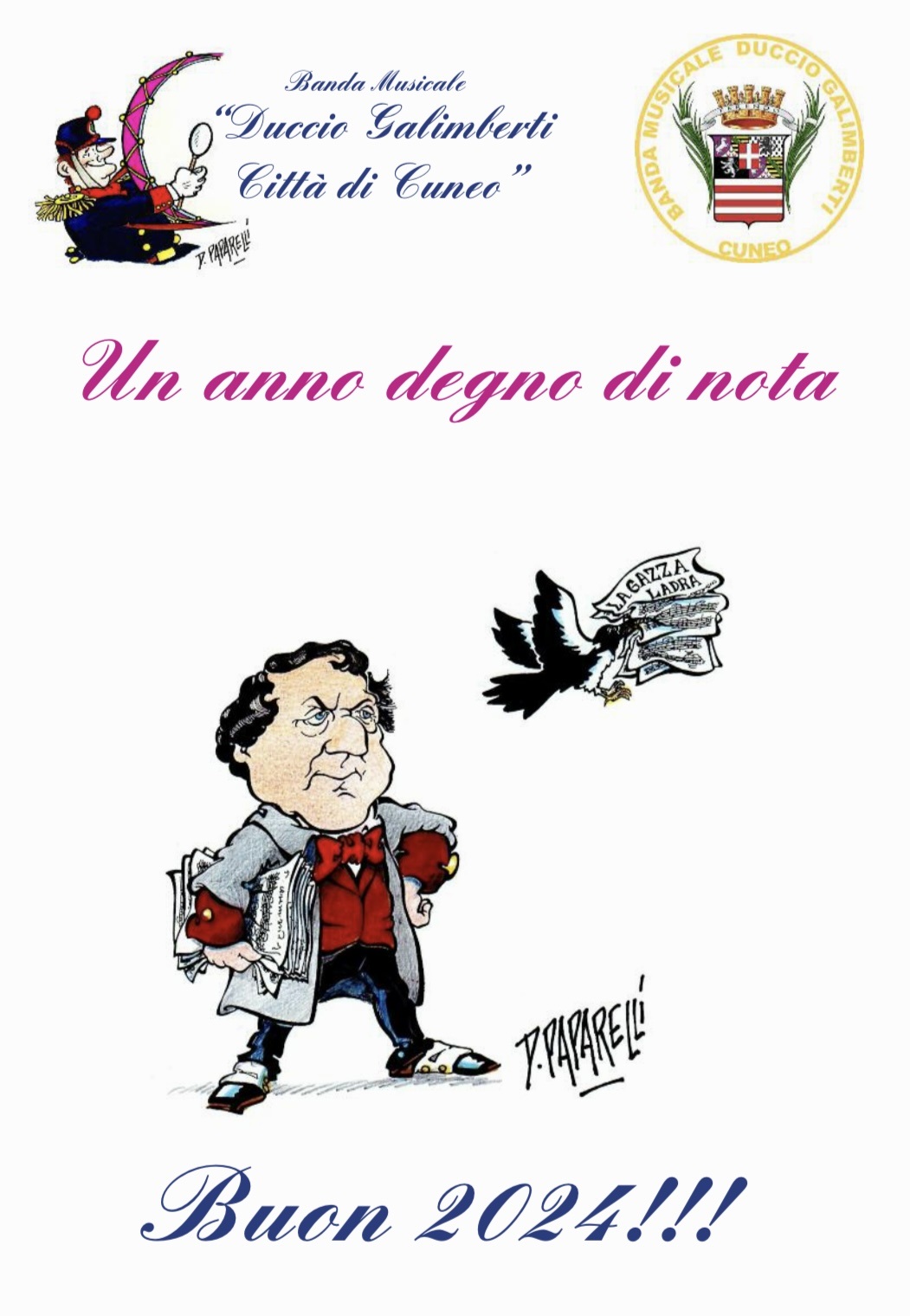 Calendario 2024 Banda musicale Duccio Galimberti