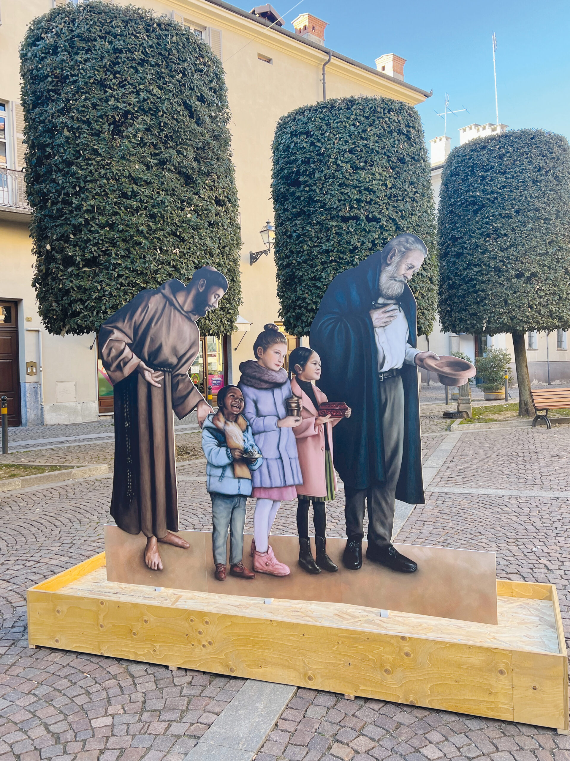 I Magi bambini in piazza Audifreddi