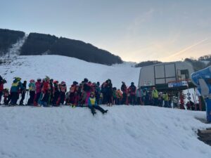 ficaollata al Morel del Cuneo Ski 2000