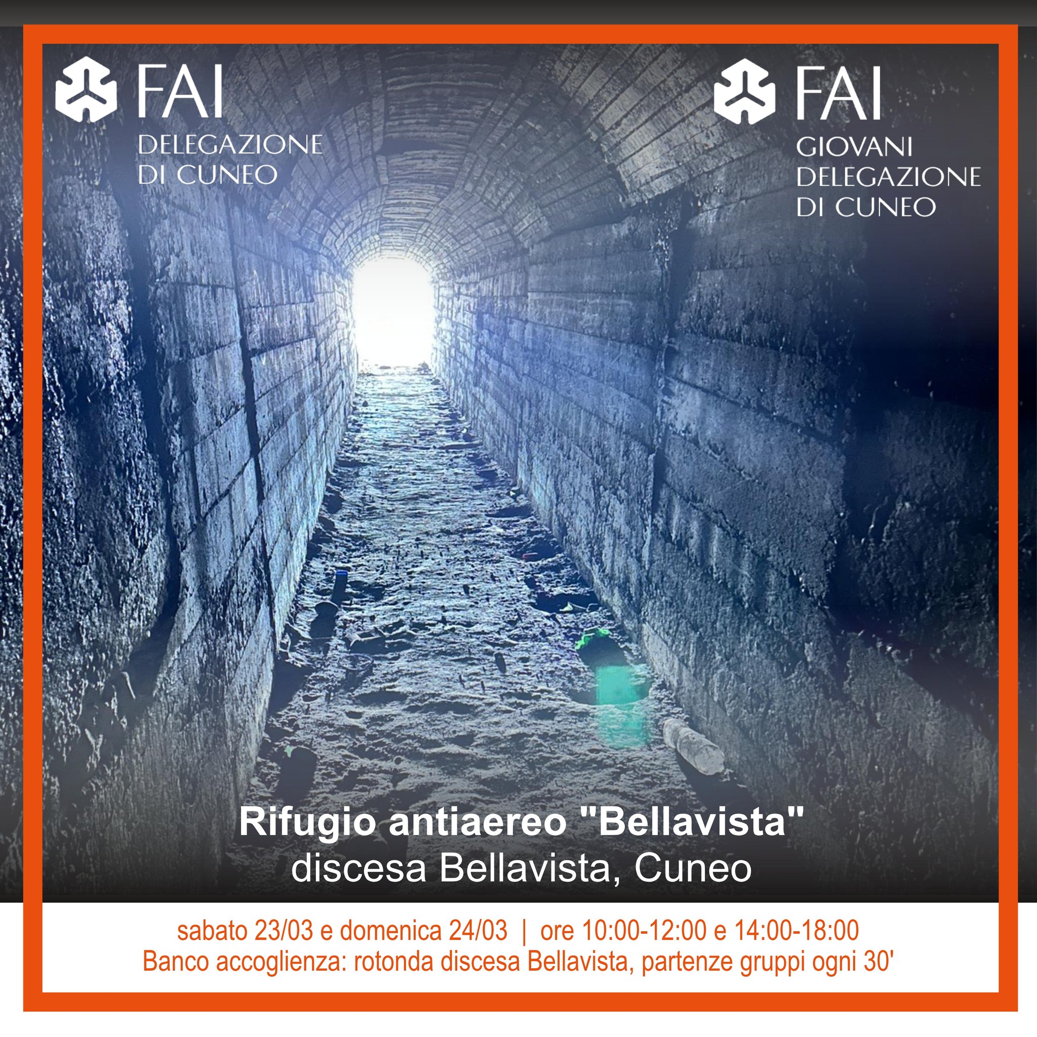 giornate fai - rifugio antiaereo cuneo