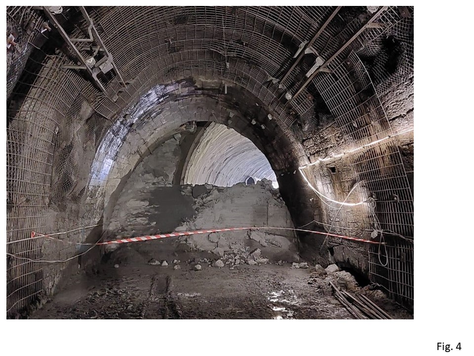 Tenda La comunicazione tra la galleria storica ed il nuovo imbocco Edilmaco