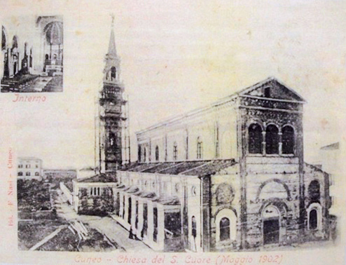 Il Sacro Cuore nel 1902 (da: Sacro Cuore 100 anni in cammino)