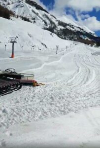 Argentera nella neve