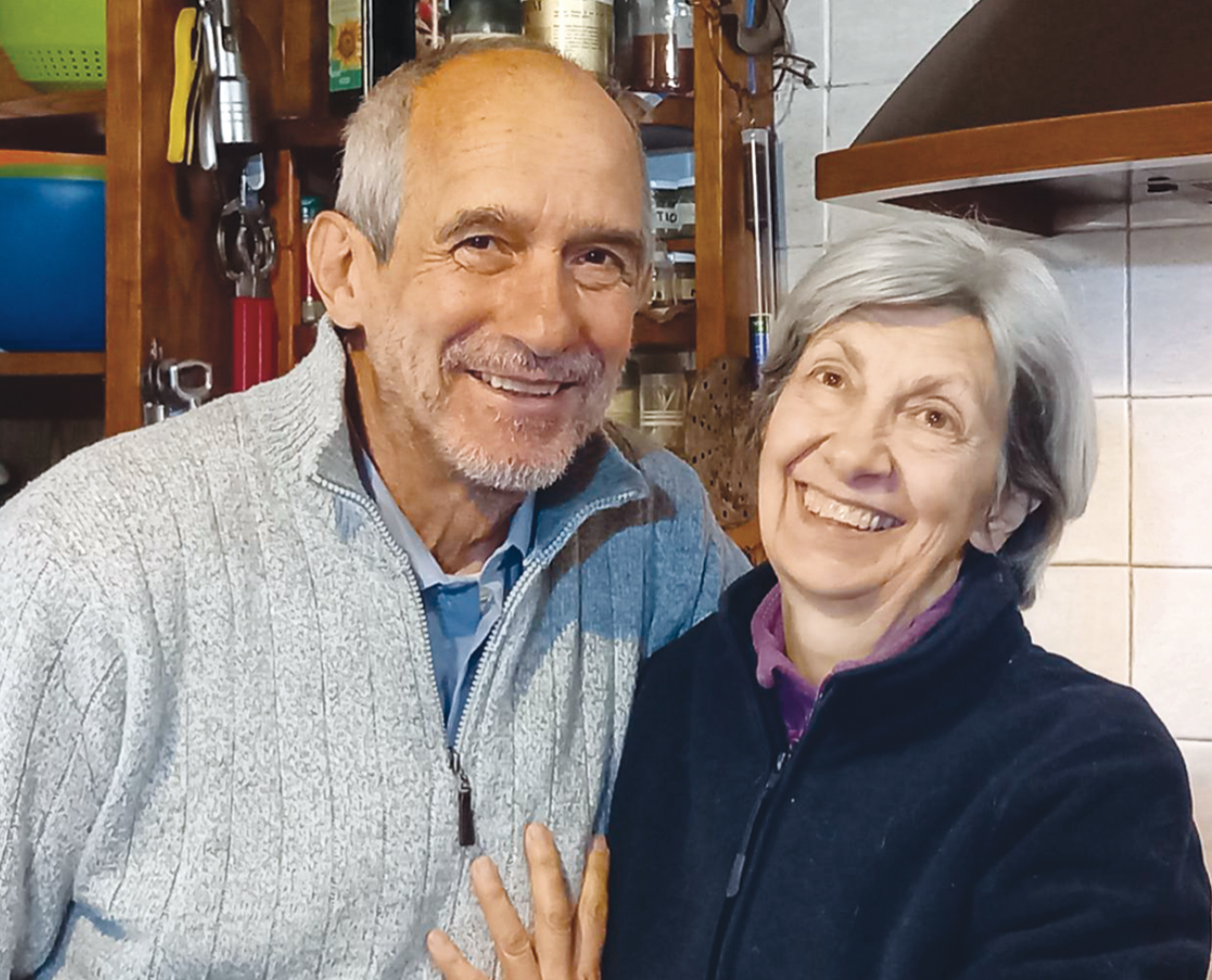 Anna Peyrache e Adriano Lemmi