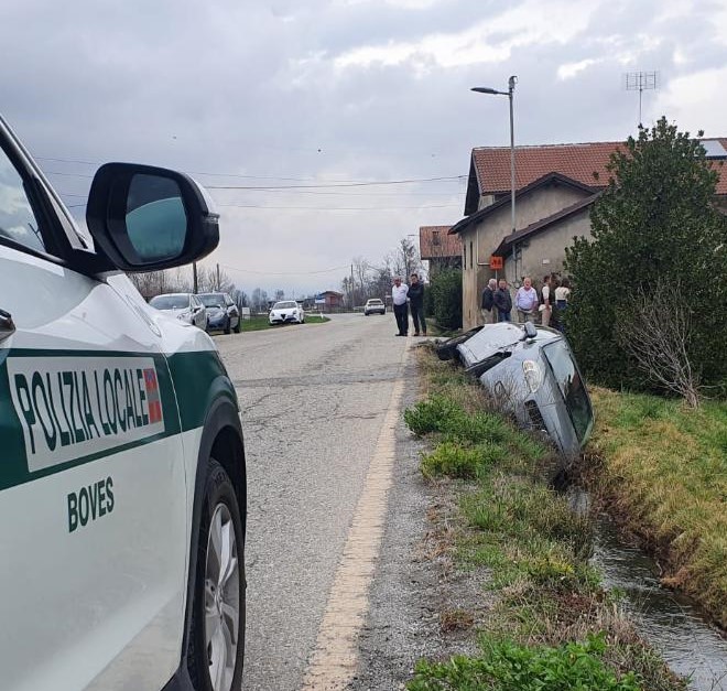 Boves - incidente via cuneo