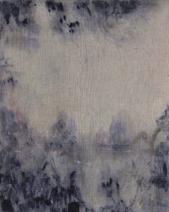 ENRICO TEALDI, SOFFIO, 2021, olio e pigmenti su tela, cm 50x40 (954x1200)