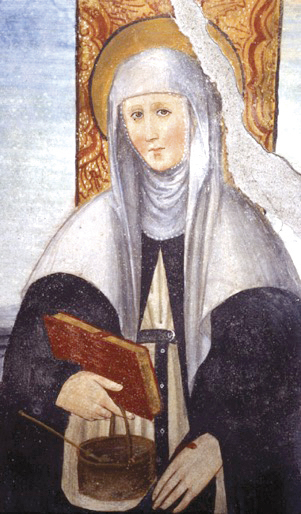 2 - Santa Marta; Affresco; Anonimo; Prima metà del XVI secolo; Cappella di San Francesco; Boves.