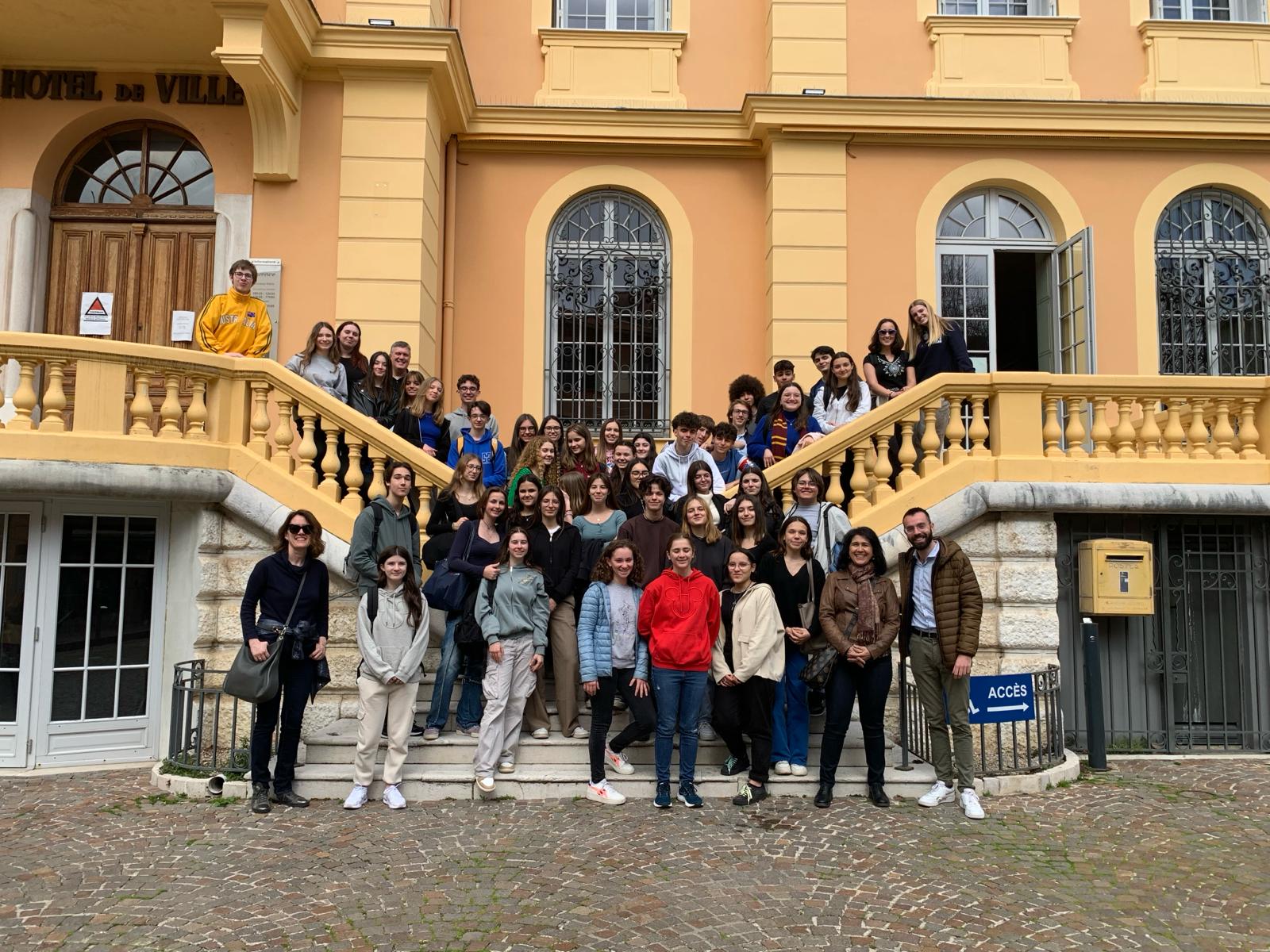 Gruppo dei francesi a Vence