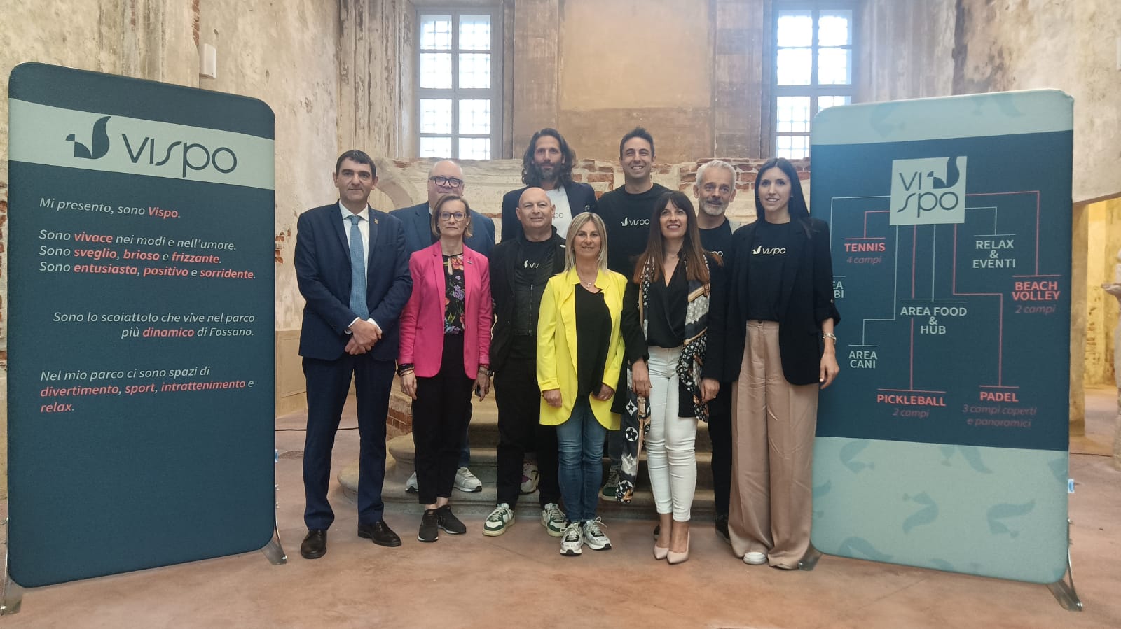 Presentazione villaggio sportivo Vispo a Fossano