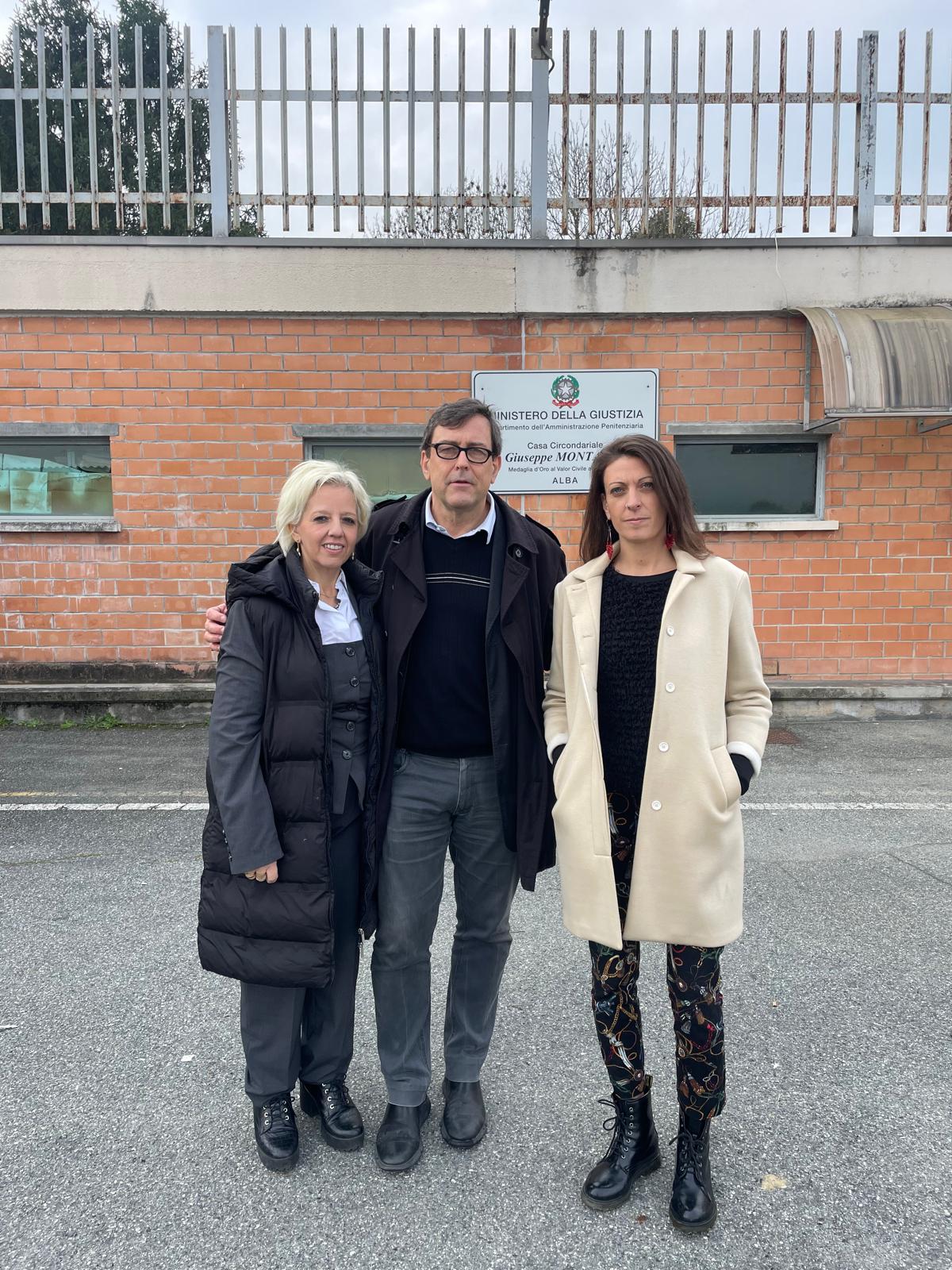 Giulia Marro - visita al carcere di Alba