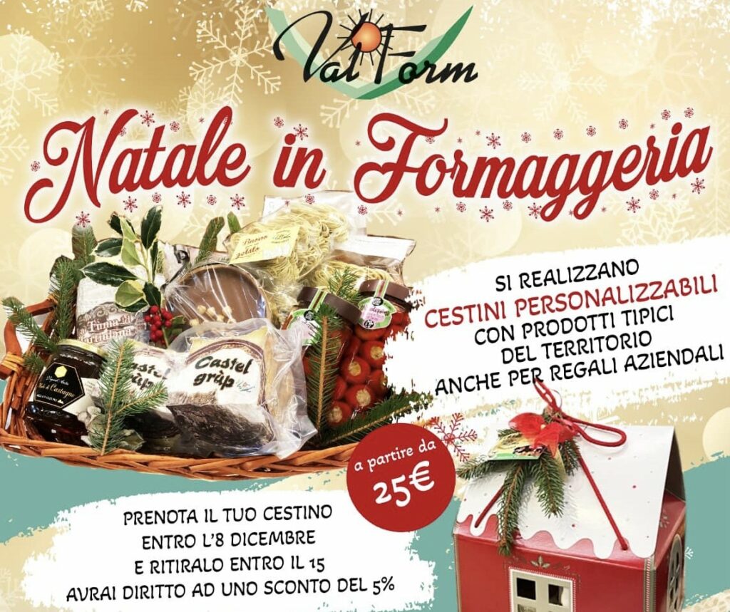 Natale in formaggeria
