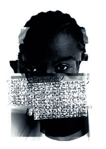VESNA BURSICH, Words are the virus, 2021-2022, tecnica mista su carta, cm 42 x 30