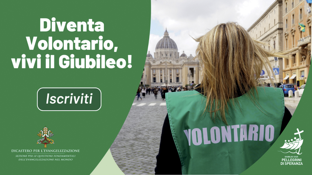 appello volontari per il Giubileo