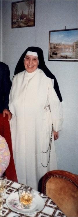 Cinzia Garro cugina suor Cornelia Papa