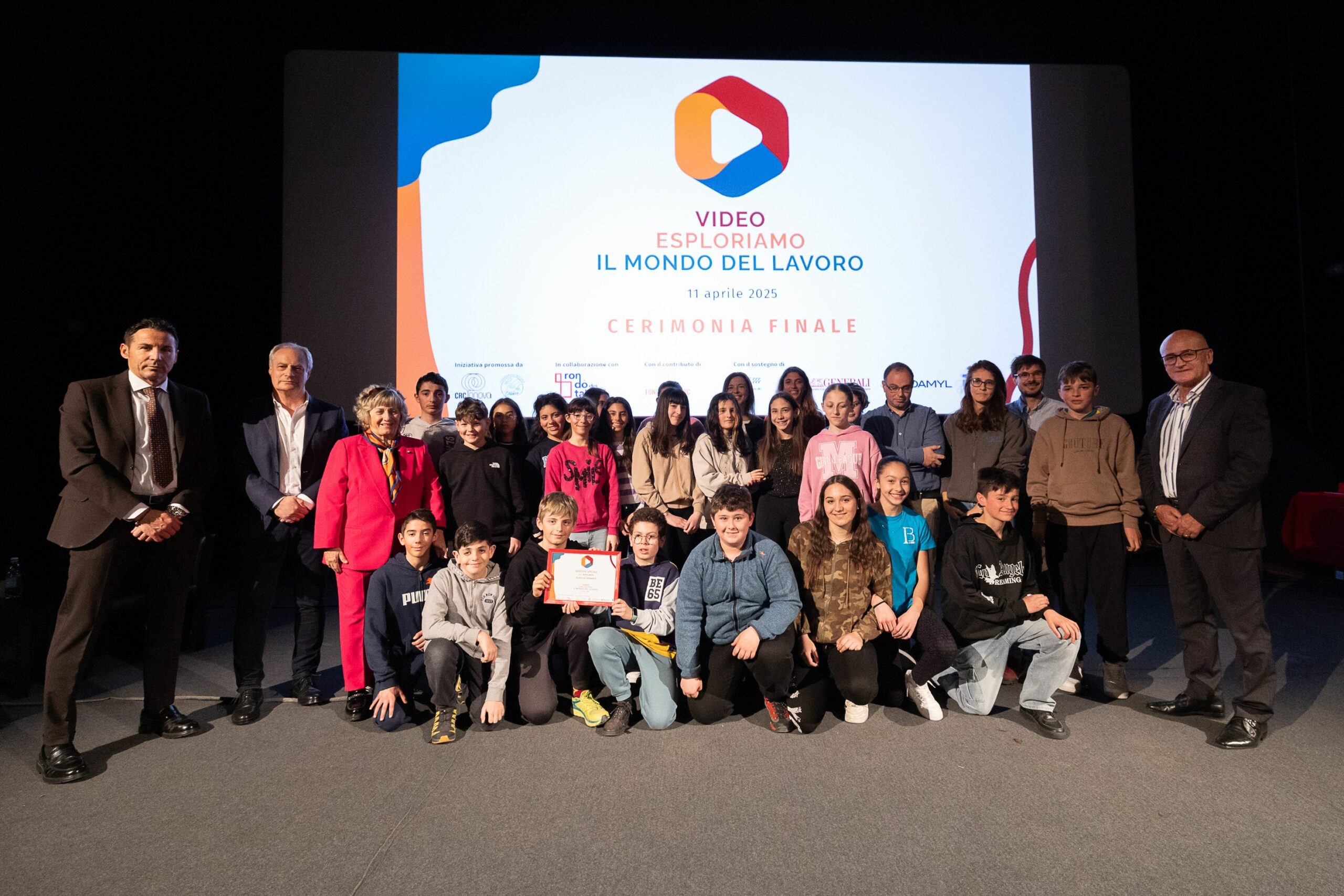 premiazioni del progetto "Video esploriamo il mondo del lavoro" - Vernante